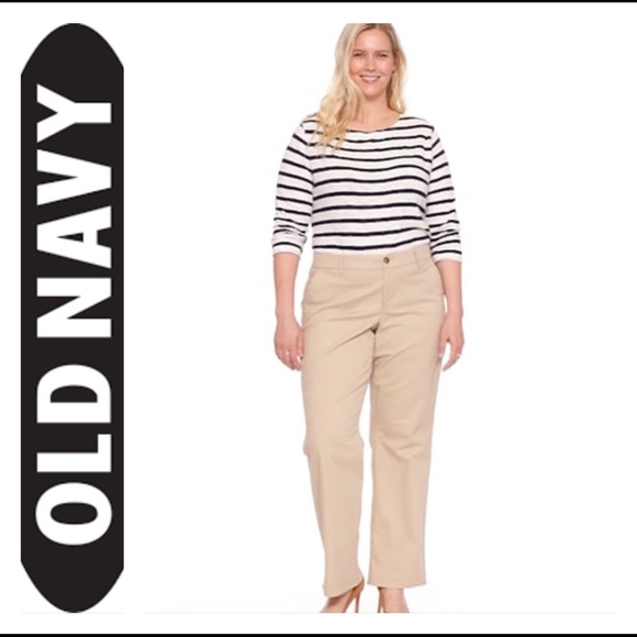 plus size old navy khakis